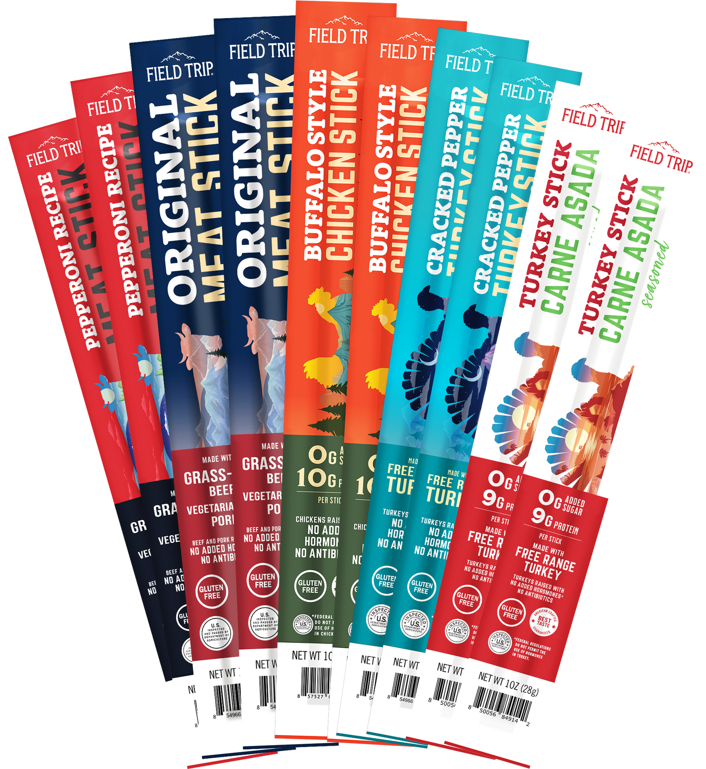Variety 10ct Sticks (Beef/Pork/Turkey/Chicken)