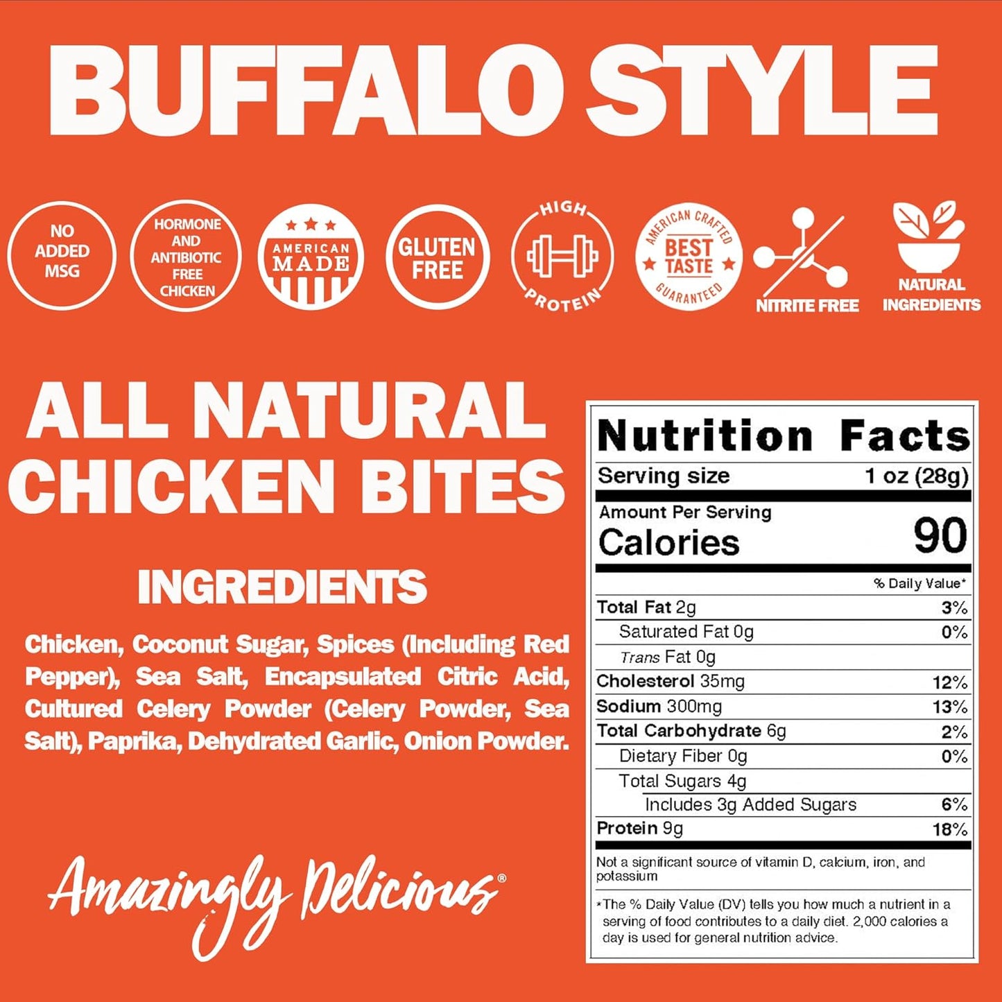 Buffalo Style Chicken Bites 2.2oz (4ct)