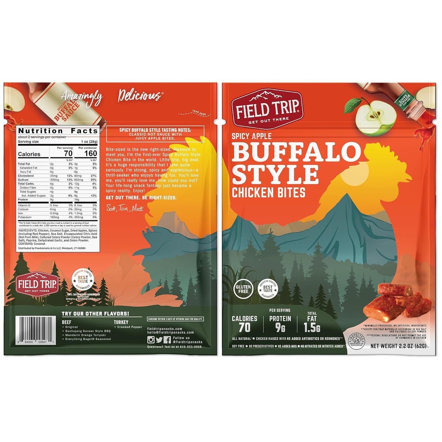 Buffalo Style Chicken Bites 2.2oz (4ct)