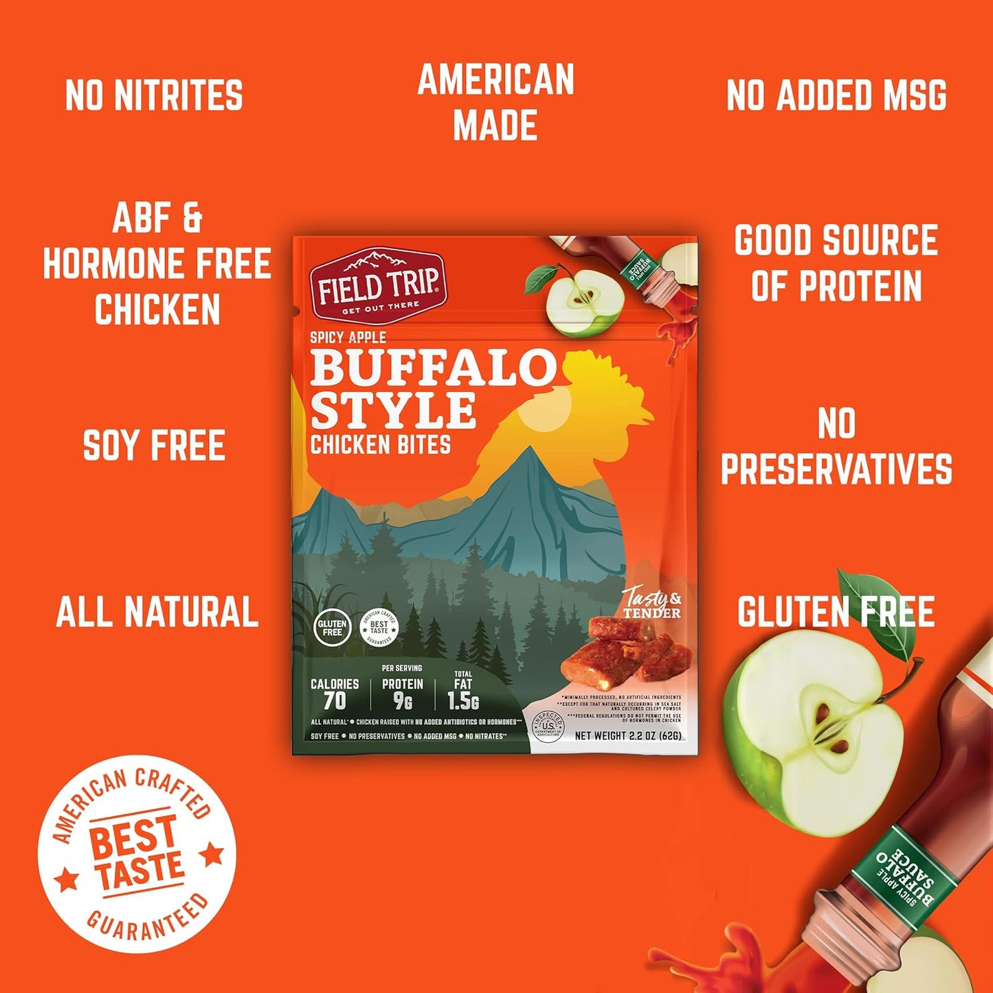 Buffalo Style Chicken Bites 2.2oz (4ct)