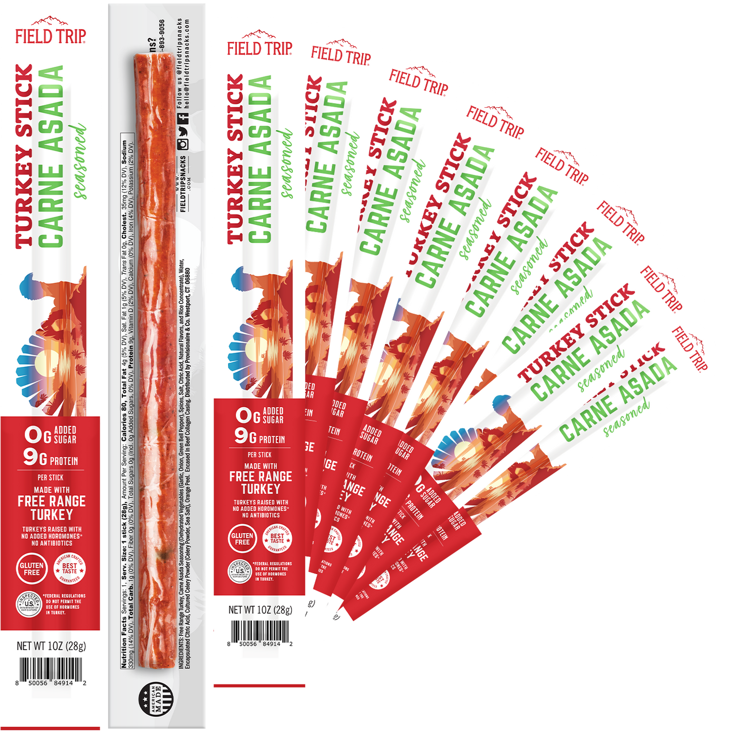 Carne Asada Turkey Sticks 1oz (10ct)