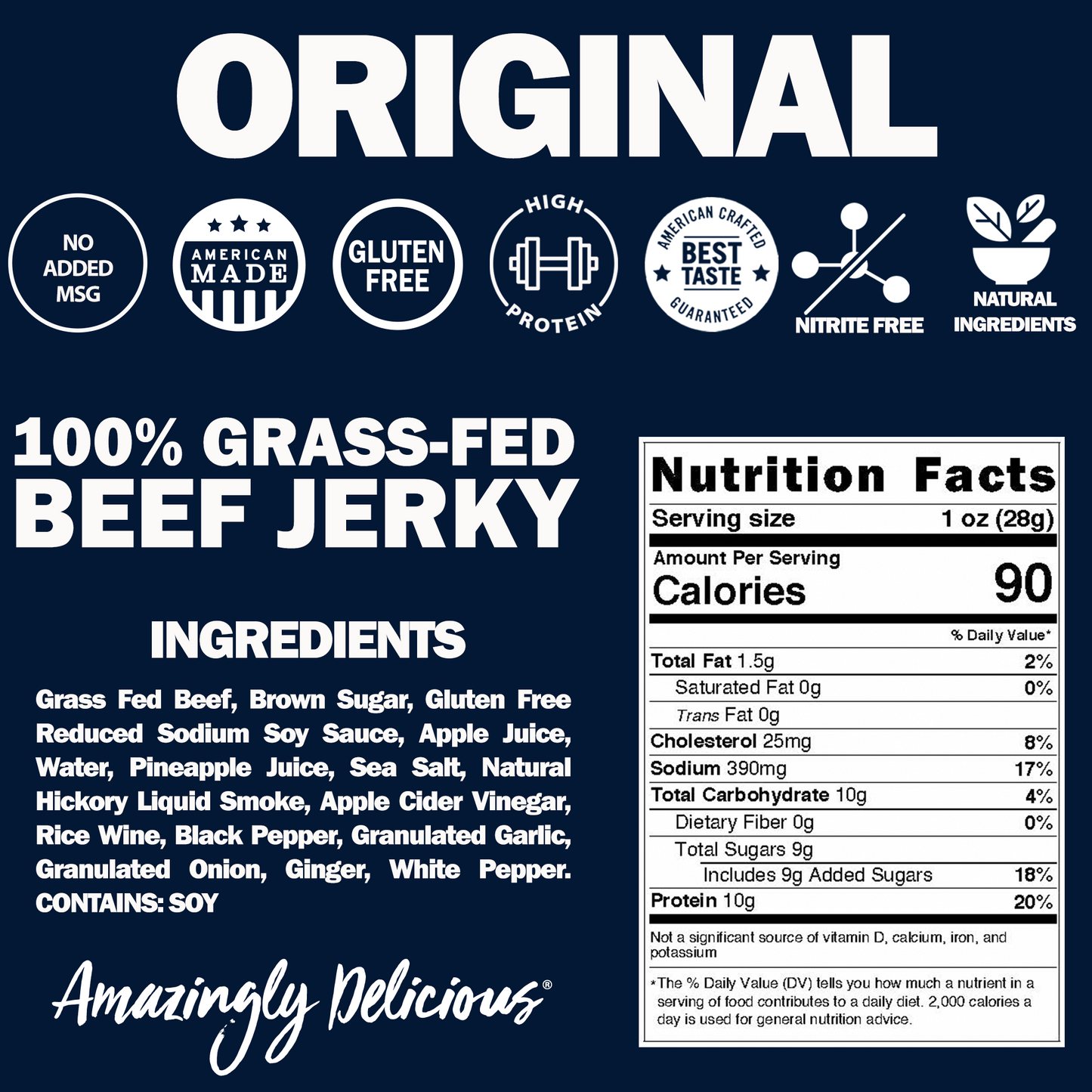 Original Beef Jerky 2.2oz (4ct)