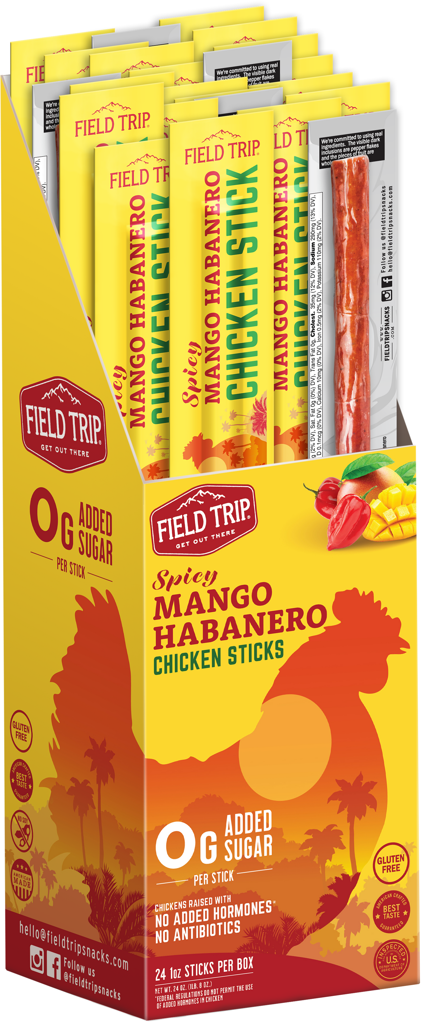 Spicy Mango Habanero Chicken Stick 1.0 oz