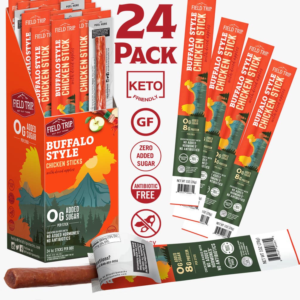 Buffalo Style Chicken & Apple Chicken Stick 1.0 oz (24 sticks)