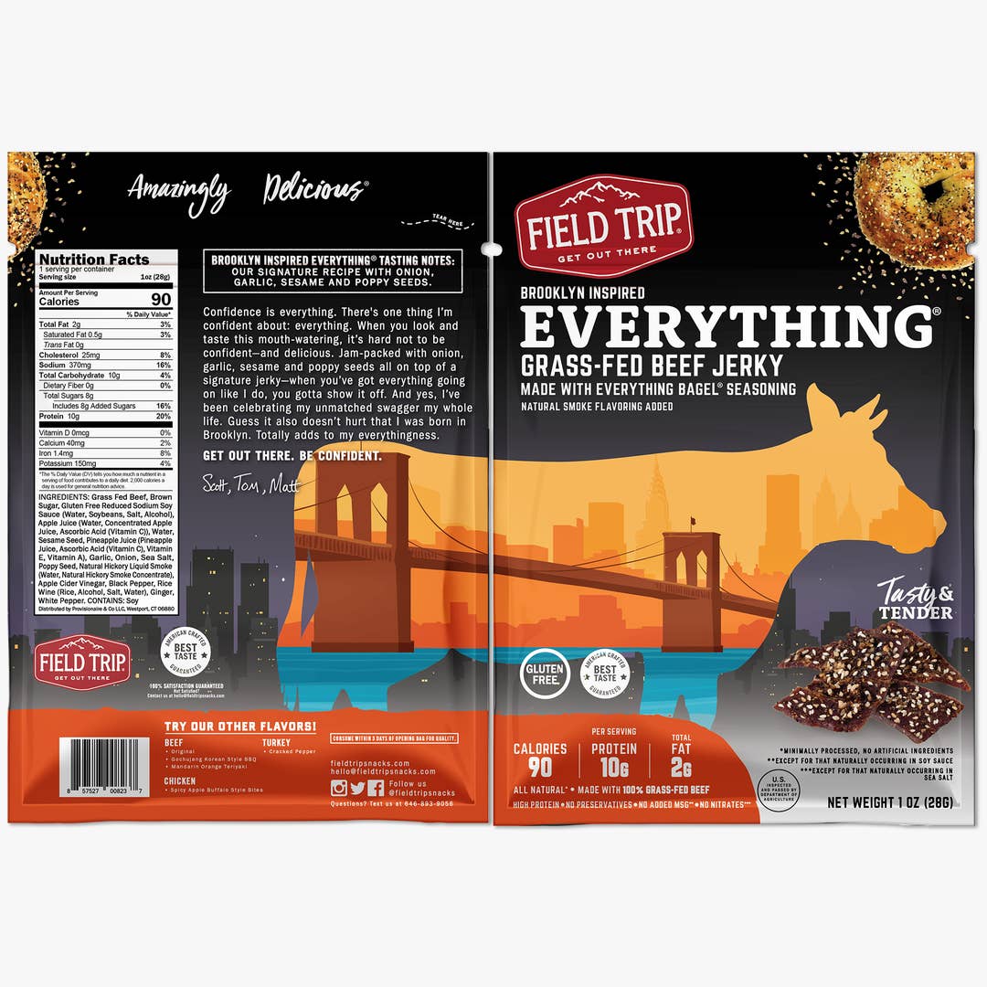 BK Everything Bagel Seasoned Beef Jerky 1.0 oz