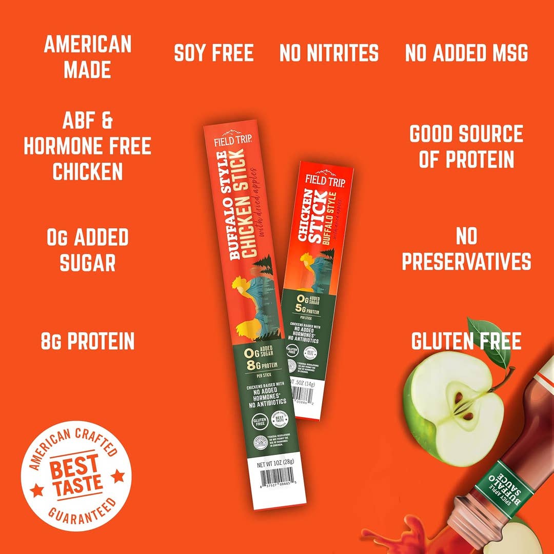 Buffalo Style Chicken & Apple Chicken Stick 1.0 oz (24 sticks)