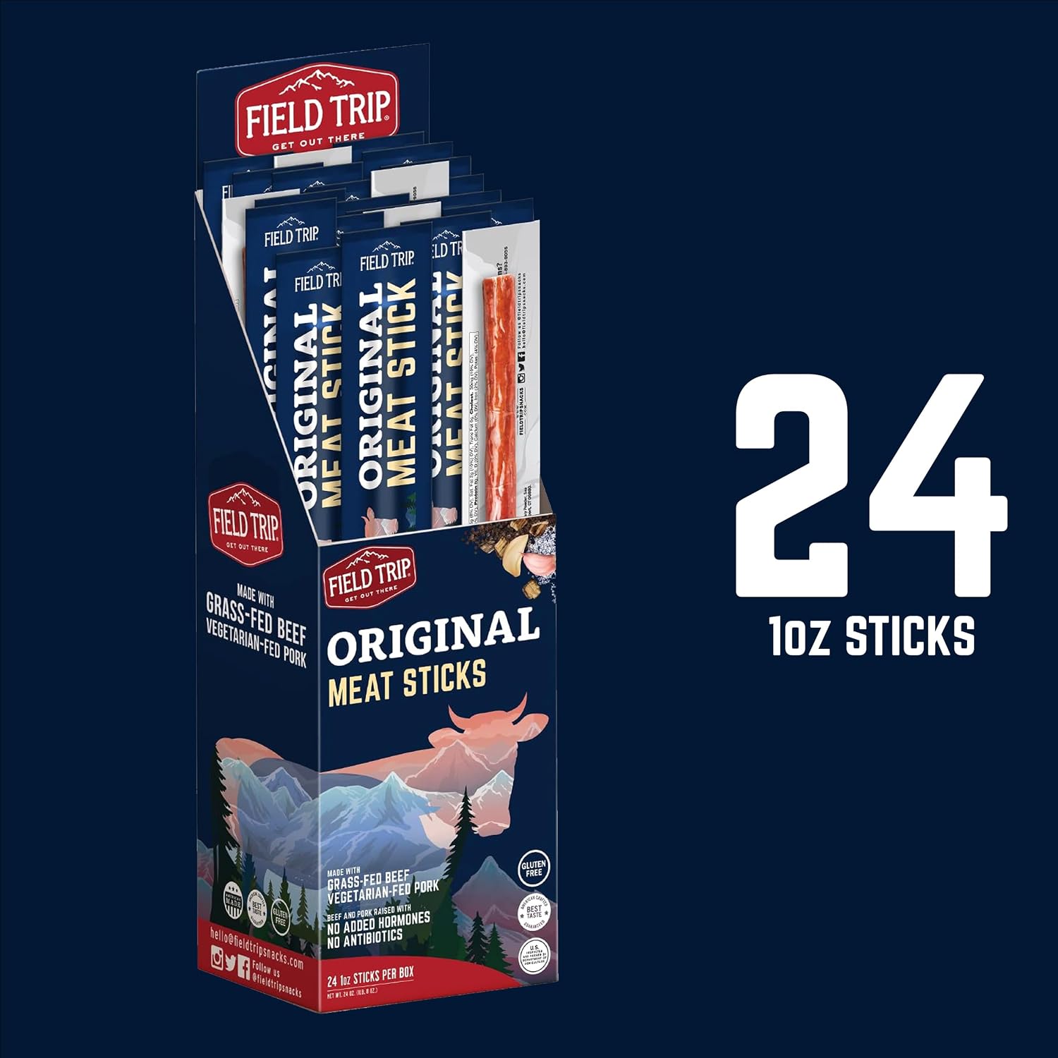 Original Meat Stick 1.0 oz (24 Sticks)