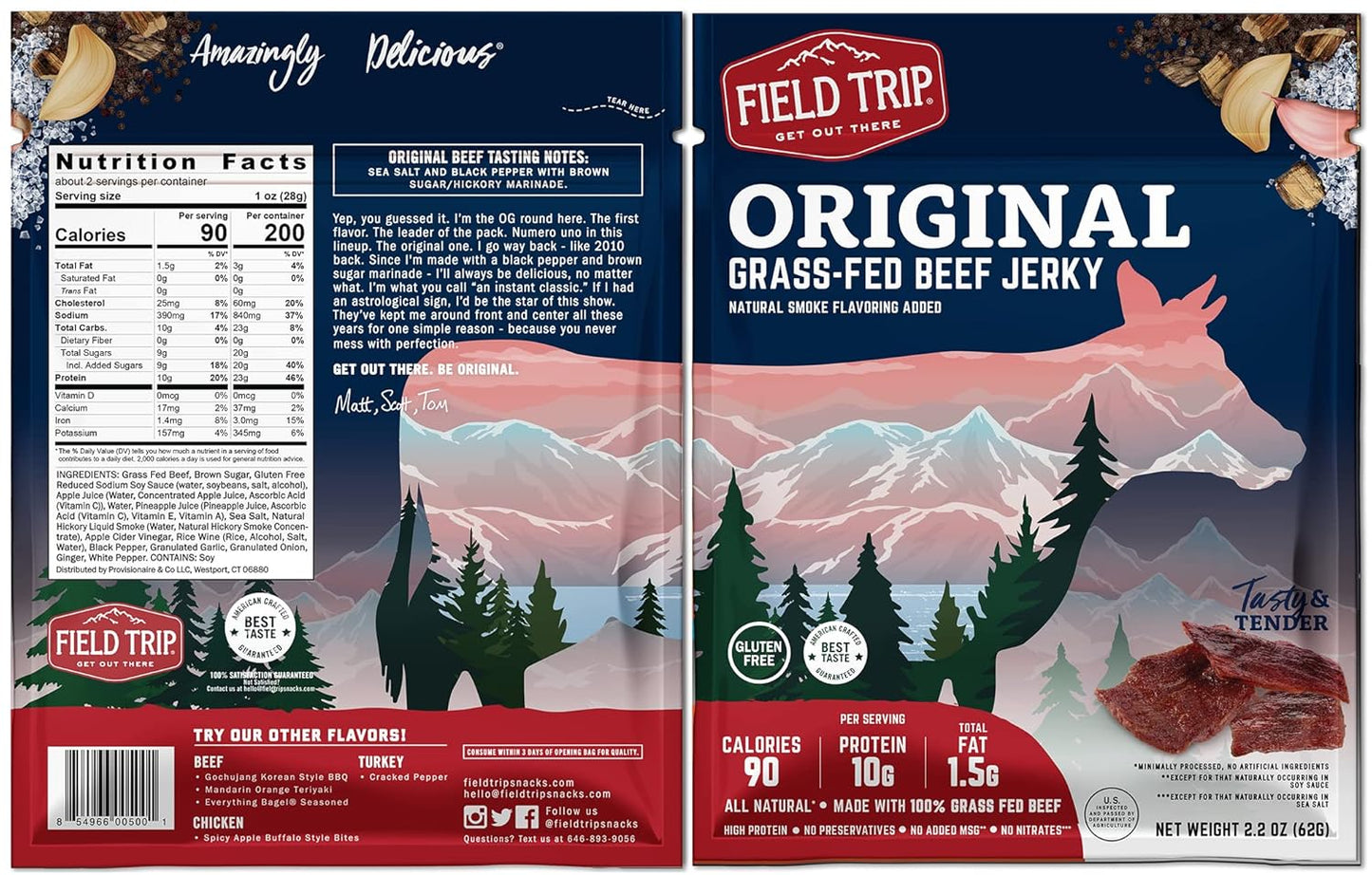 Variety 7ct Jerky (Beef)