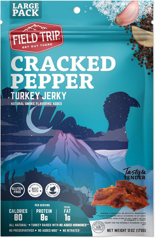 Cracked Pepper Turkey Jerky 12oz