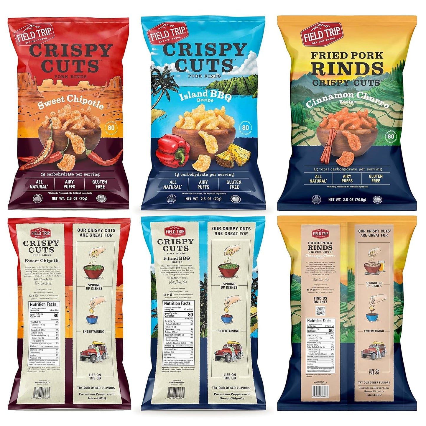 Variety 4ct Pork Rinds