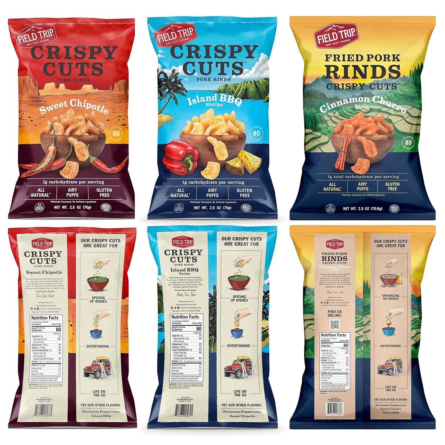 Variety 4ct Pork Rinds
