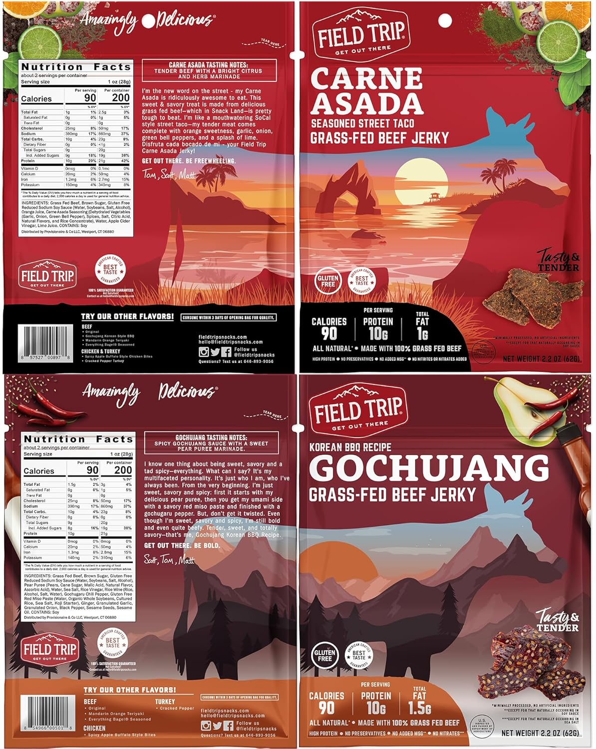 Variety 7ct Jerky (Beef)