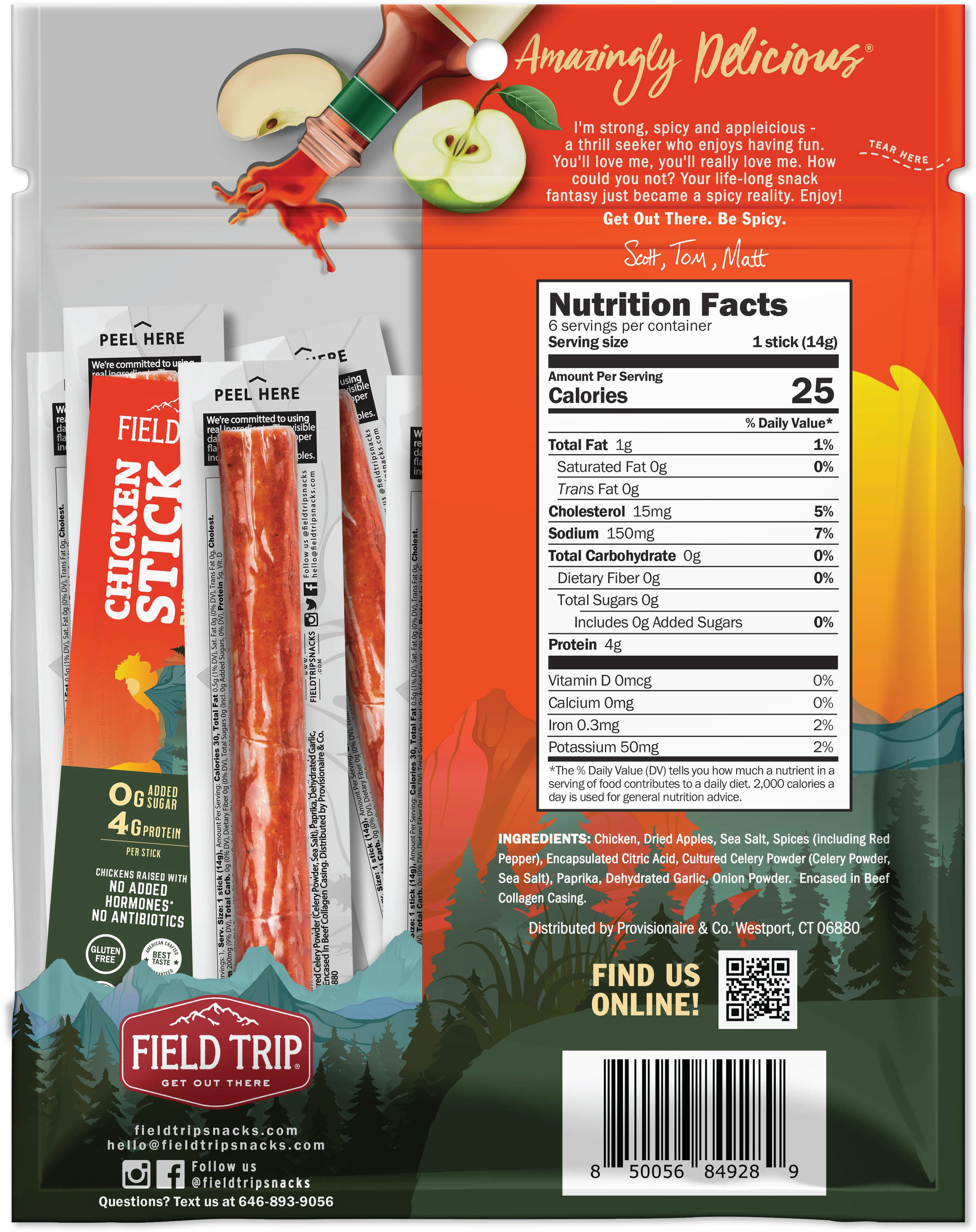 Buffalo Style Chicken Stick Bag (3oz - 0.5oz/8ct)