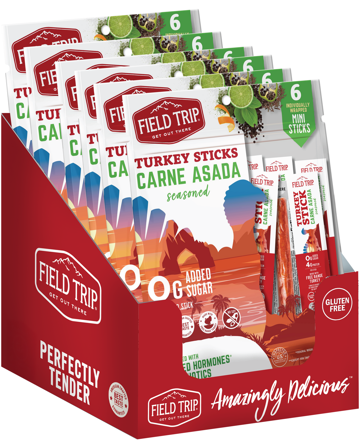 Carne Asada Turkey Multi-Stick Bag (3oz - 0.5oz/8ct)