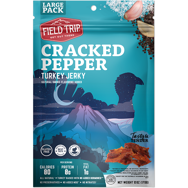 Cracked Pepper Turkey Jerky 12oz
