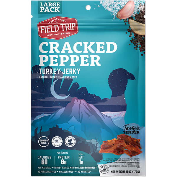 Cracked Pepper Turkey Jerky 12oz