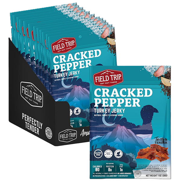 Cracked Pepper Turkey Jerky 1.0 oz
