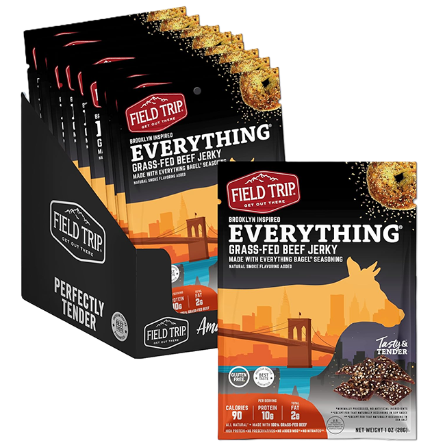 Brooklyn Everything Bagel Seasoned Beef Jerky 1.0 oz