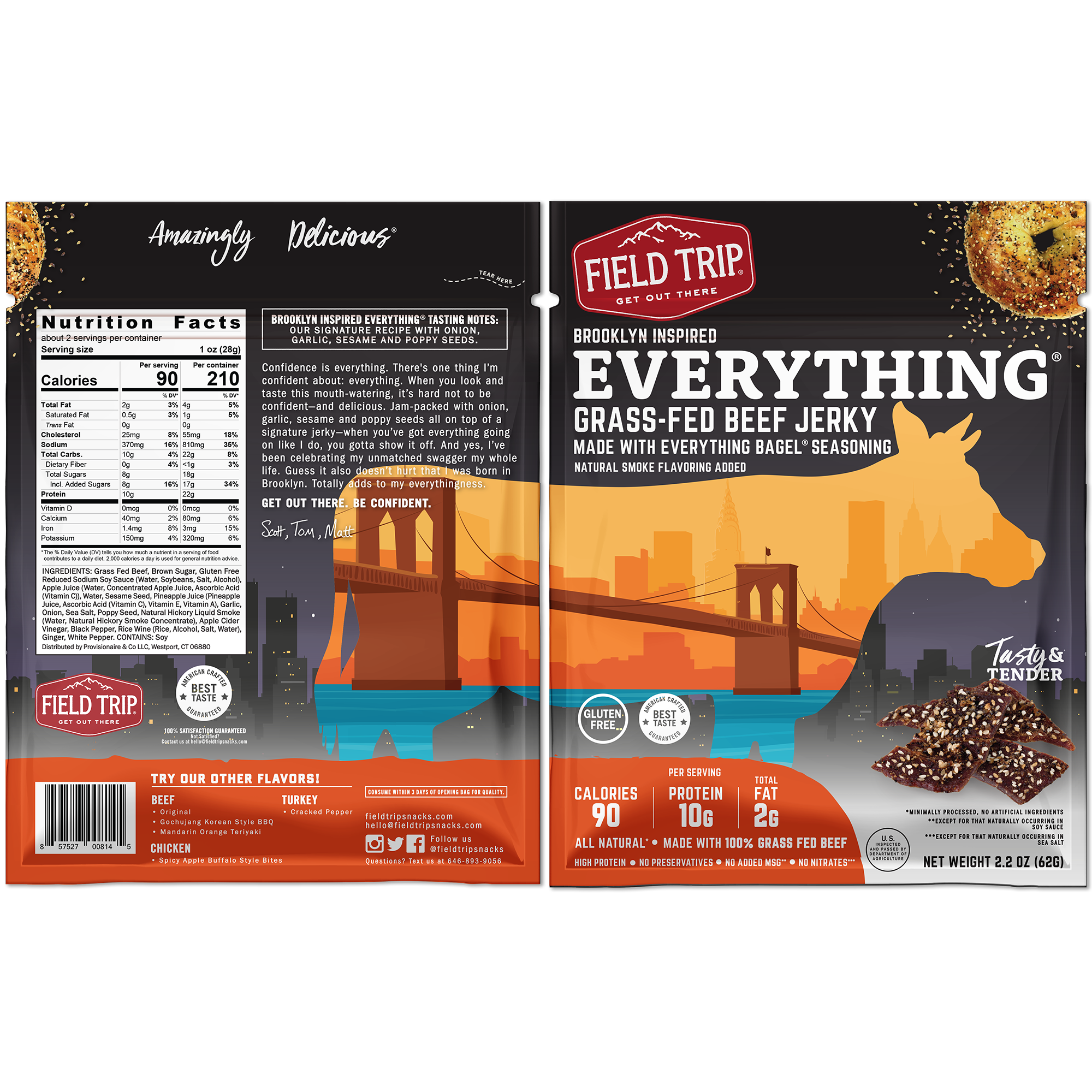 Variety 4ct Jerky (Beef)