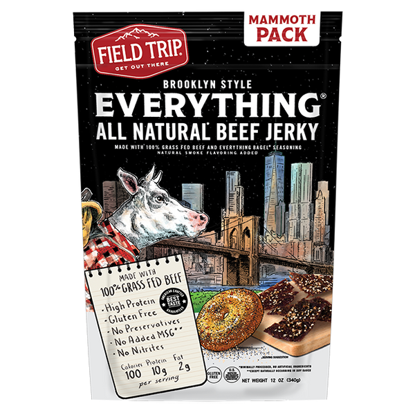 Brooklyn Everything Bagel Seasoned Beef Jerky 12oz