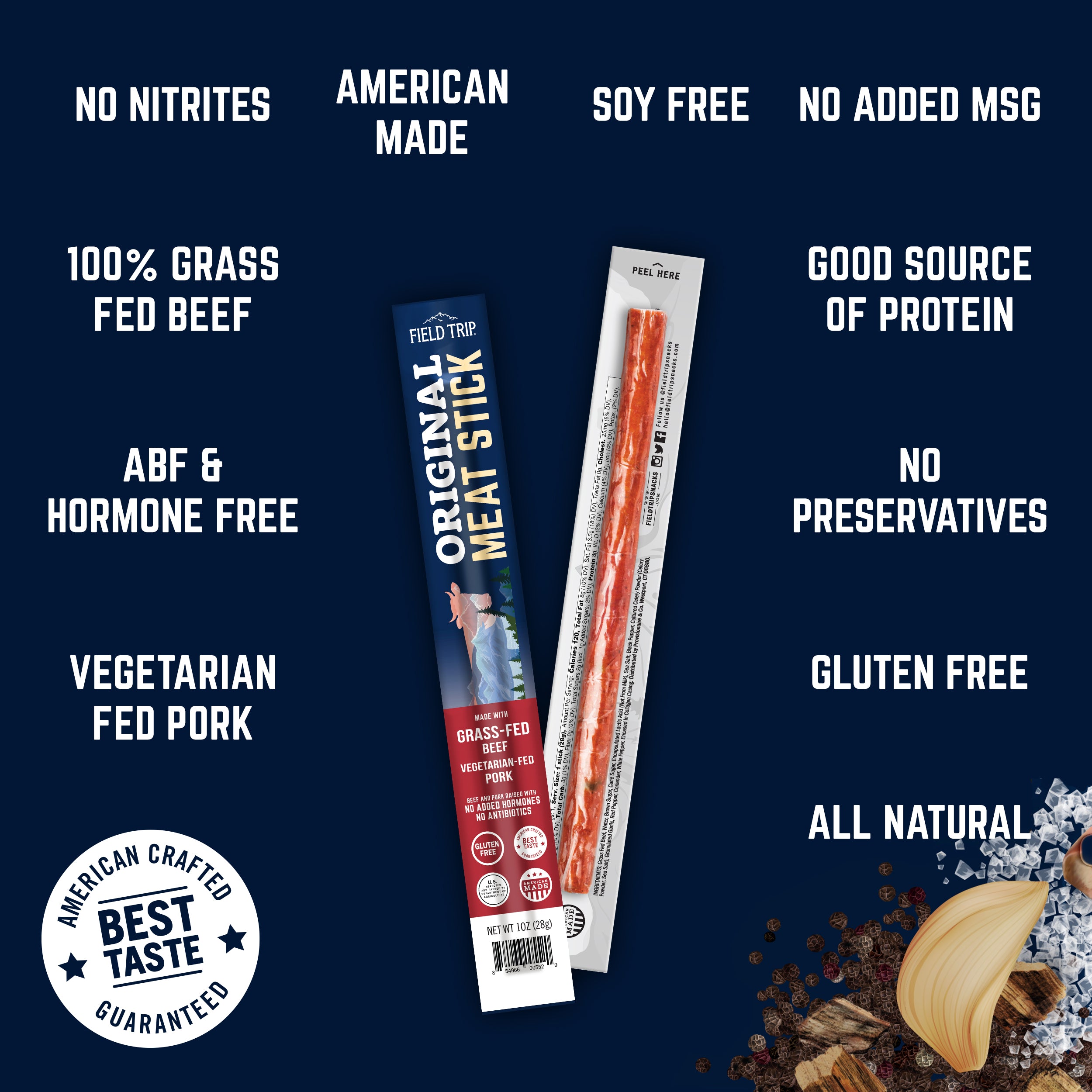 Original Meat Stick 1.0 oz (24 Sticks)