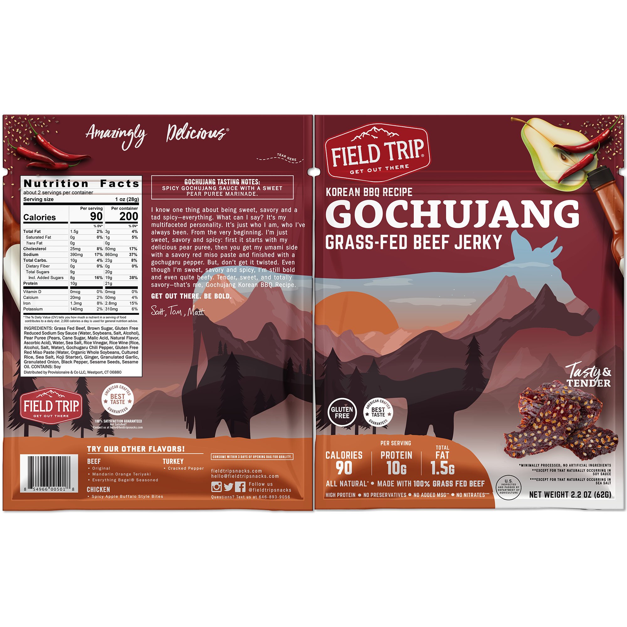 Variety 4ct Jerky (Beef)