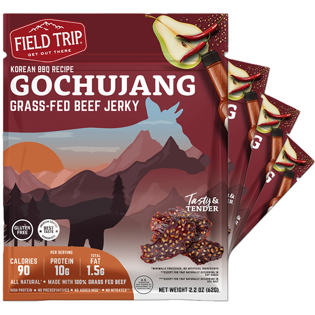 Gochujang Korean BBQ Beef Jerky 2.2oz (4ct)