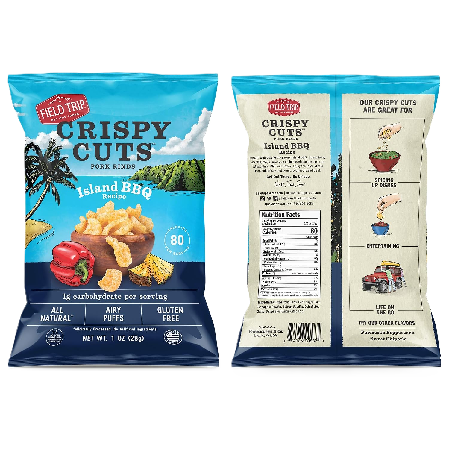 Variety 6 pack Pork Rinds