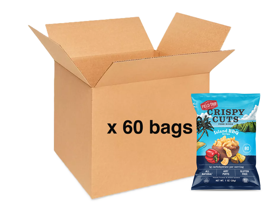 Crispy Cuts Island BBQ Pork Rind (1oz) (60 count)