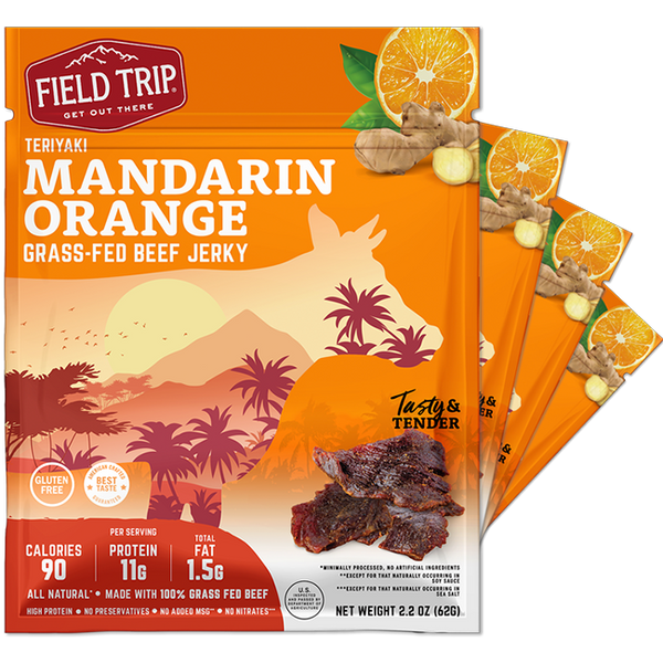 Mandarin Orange Teriyaki Beef Jerky 2.2oz (4ct)