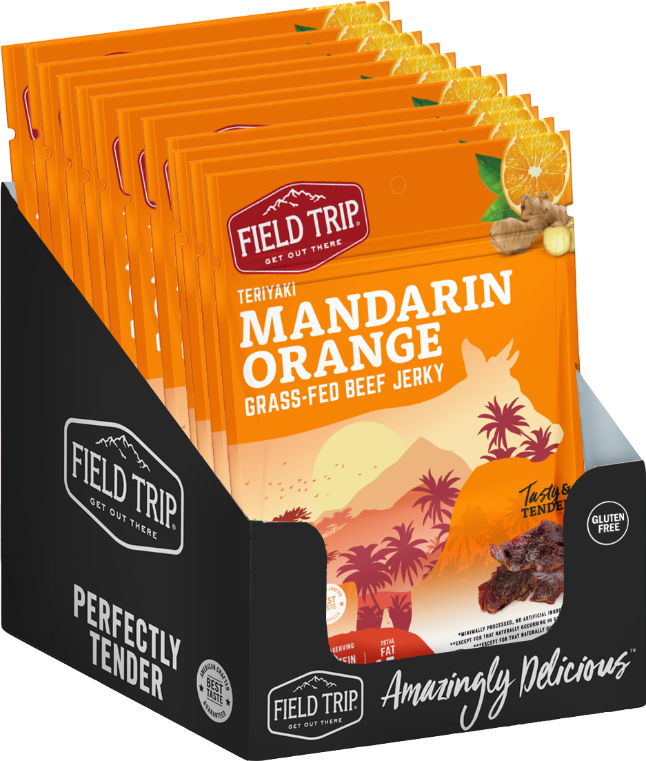 Mandarin Orange Teriyaki Beef Jerky 1.0oz (12ct)
