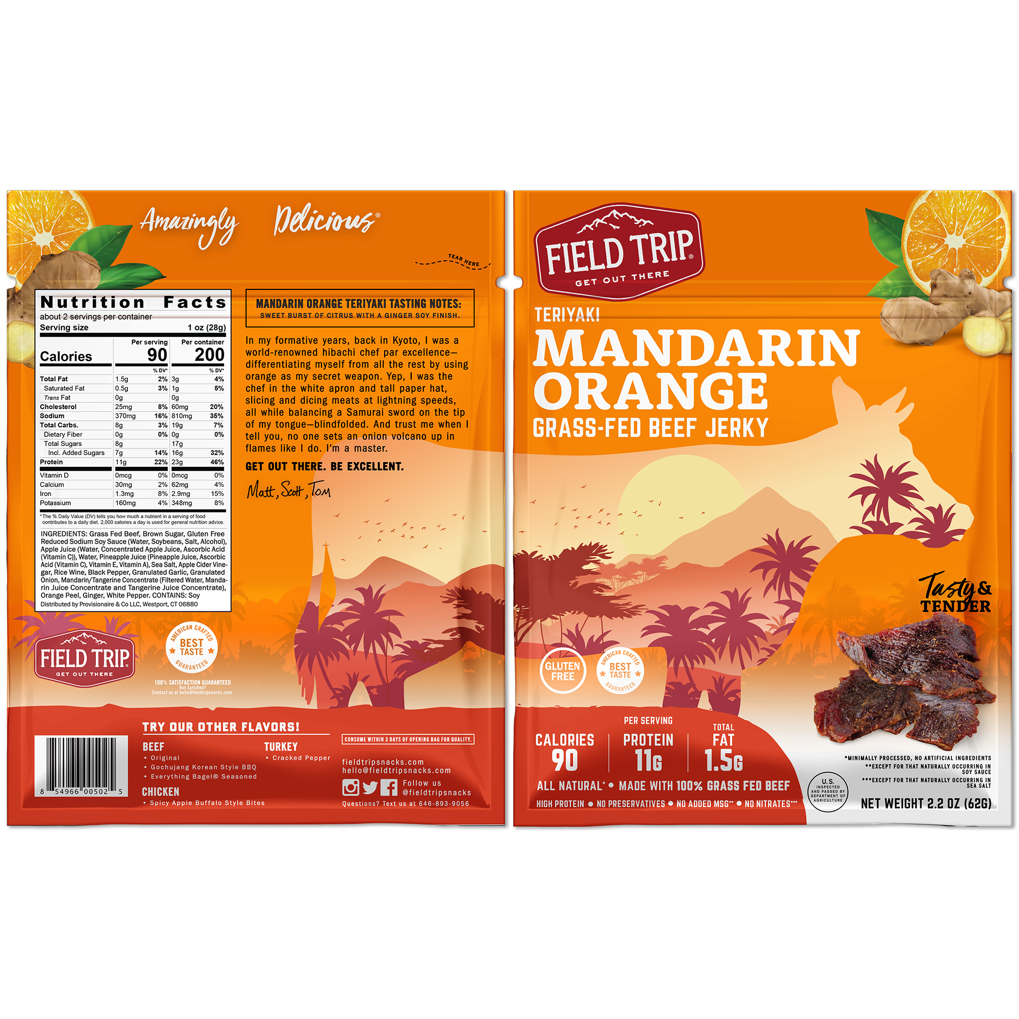 Variety 4ct Jerky (Beef)