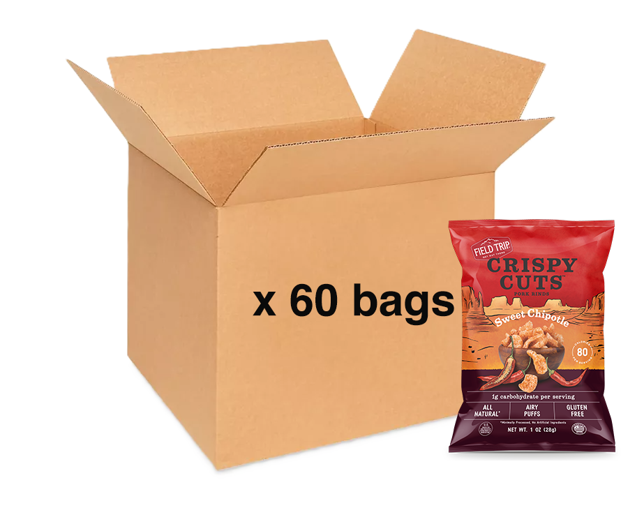 Crispy Cuts Sweet Chipotle Pork Rind (1oz) (60 count)