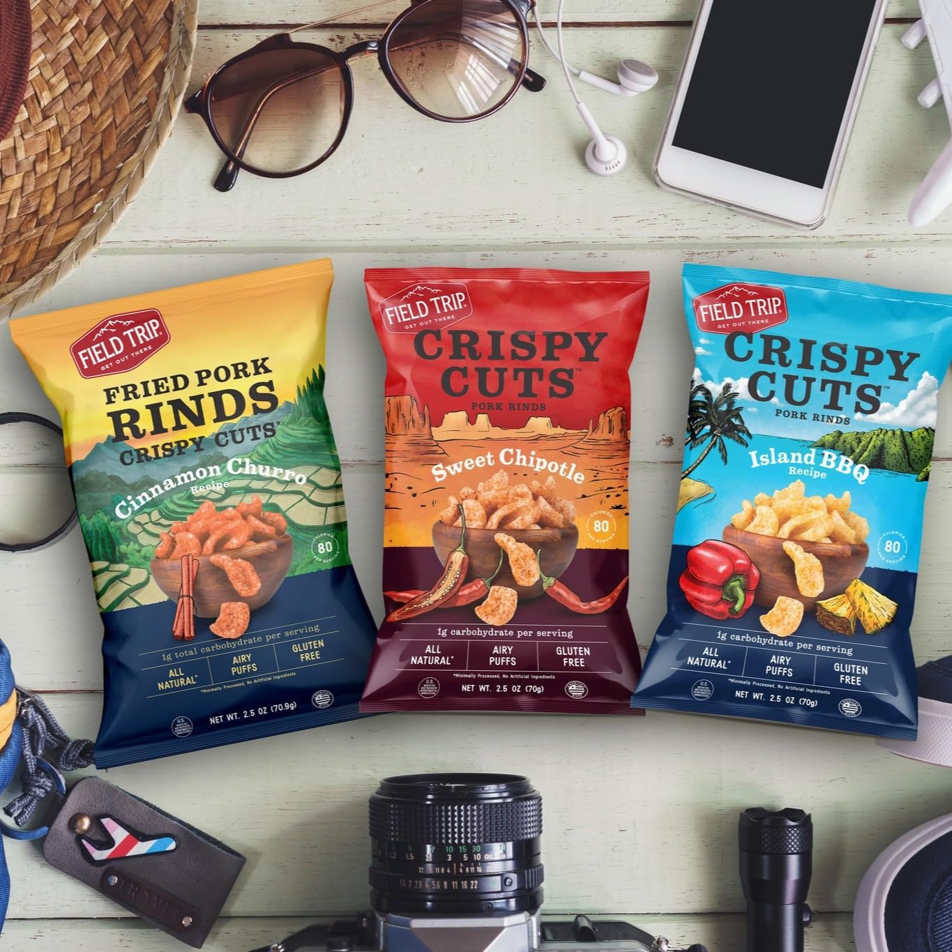 Variety 6 pack Pork Rinds