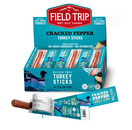 Cracked Pepper Turkey Sticks .5oz (24ct)