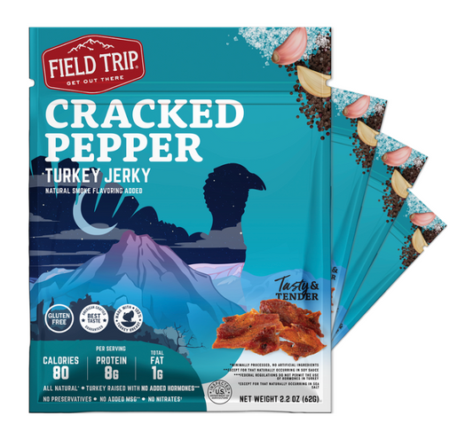 Cracked Pepper Turkey Jerky 2.2oz (4ct)