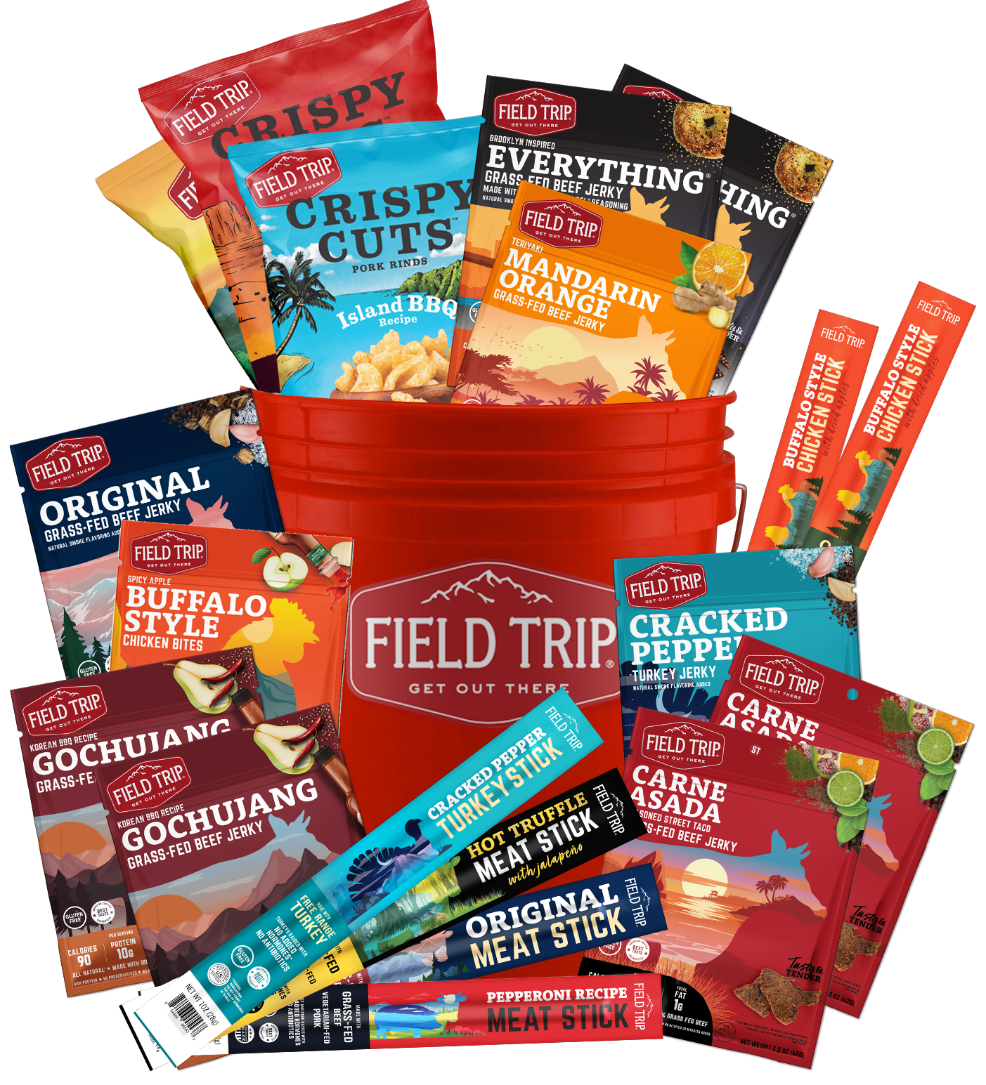 Field Trip Bucket of Meat Snacks